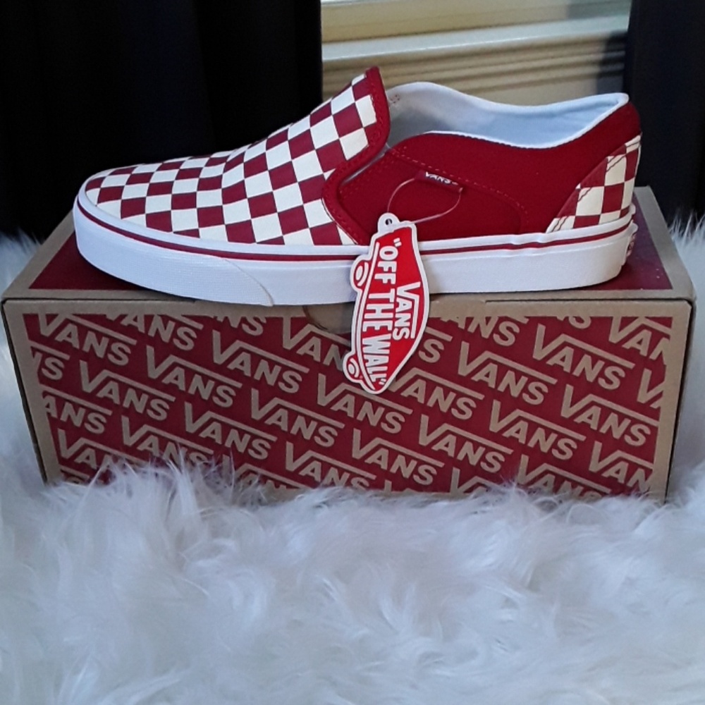 Women's Vans Asher Checkered Sneakers